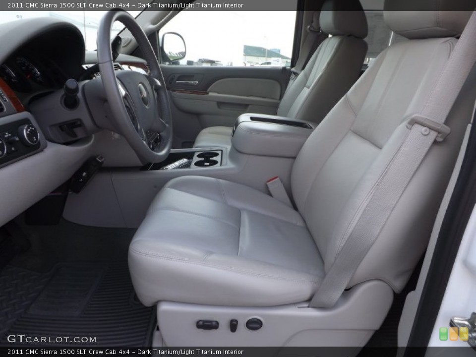 Dark Titanium/Light Titanium Interior Photo for the 2011 GMC Sierra 1500 SLT Crew Cab 4x4 #81530027