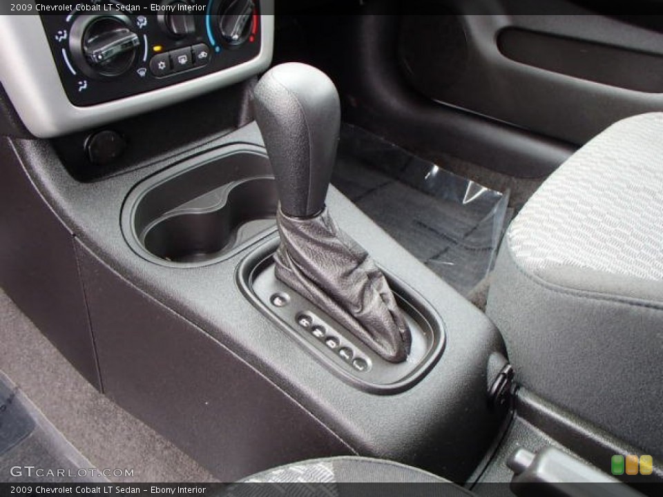 Ebony Interior Transmission for the 2009 Chevrolet Cobalt LT Sedan #81530050