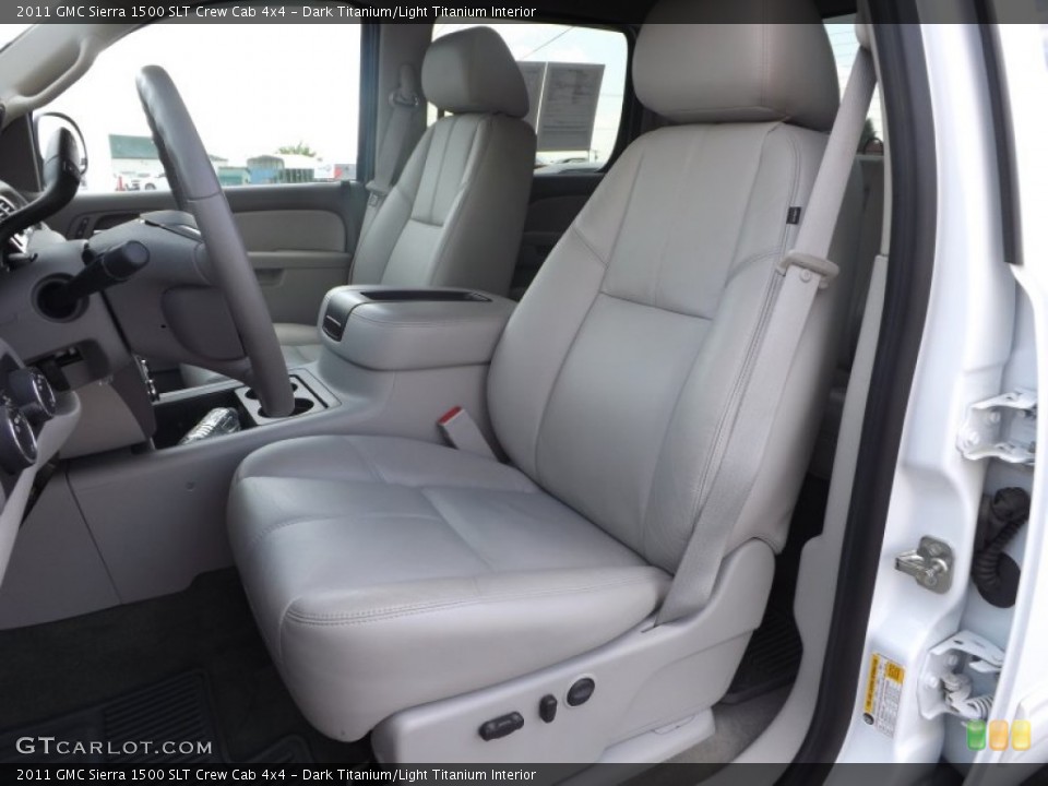 Dark Titanium/Light Titanium Interior Front Seat for the 2011 GMC Sierra 1500 SLT Crew Cab 4x4 #81530079