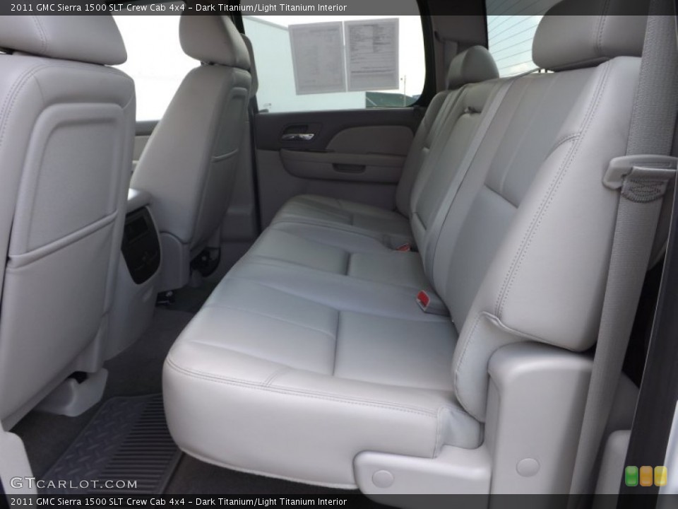 Dark Titanium/Light Titanium Interior Rear Seat for the 2011 GMC Sierra 1500 SLT Crew Cab 4x4 #81530102