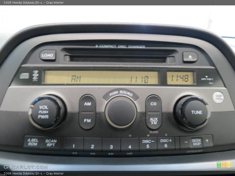 Gray Interior Audio System for the 2006 Honda Odyssey EX-L #81531149