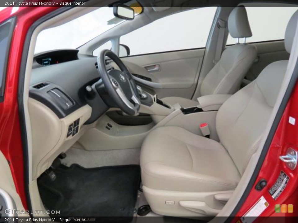 Bisque Interior Photo for the 2011 Toyota Prius Hybrid V #81531689