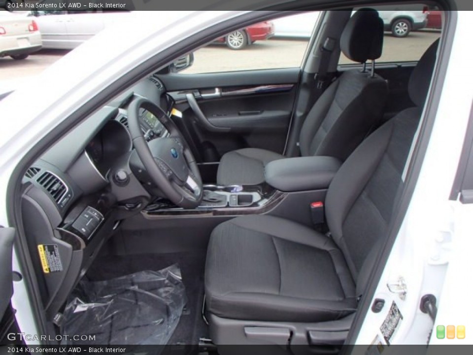 Black Interior Photo for the 2014 Kia Sorento LX AWD #81532115