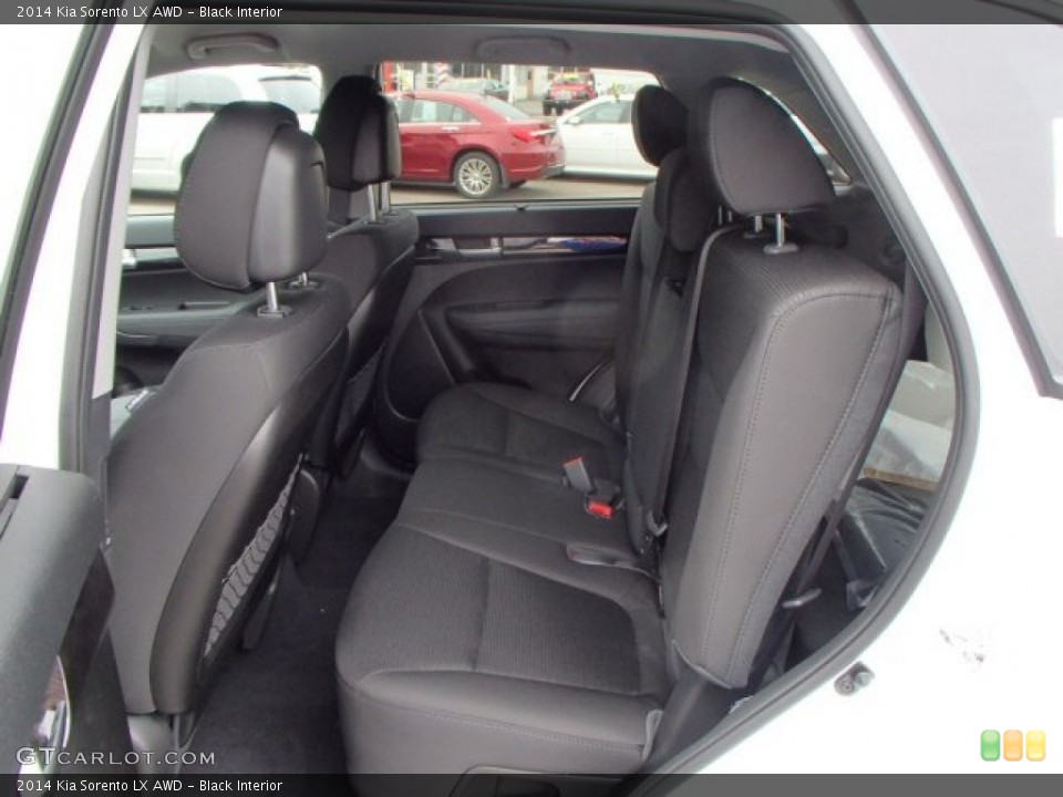 Black Interior Rear Seat for the 2014 Kia Sorento LX AWD #81532153