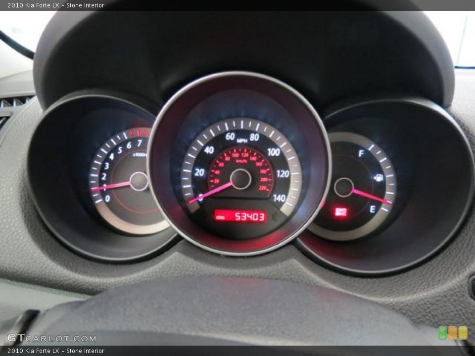 Stone Interior Gauges for the 2010 Kia Forte LX #81532478