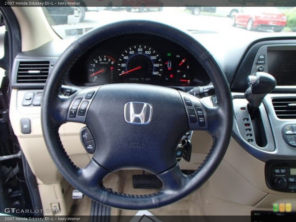 Ivory Interior Steering Wheel for the 2007 Honda Odyssey EX-L #81532519