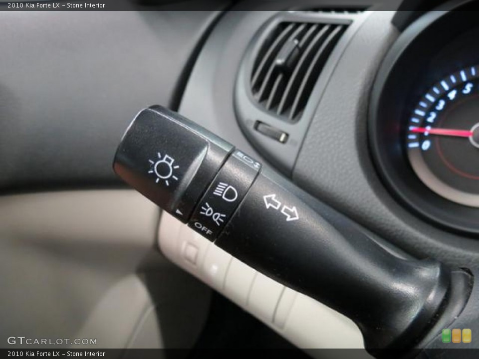 Stone Interior Controls for the 2010 Kia Forte LX #81532616