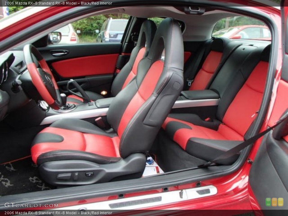 Black/Red Interior Photo for the 2006 Mazda RX-8  #81532873