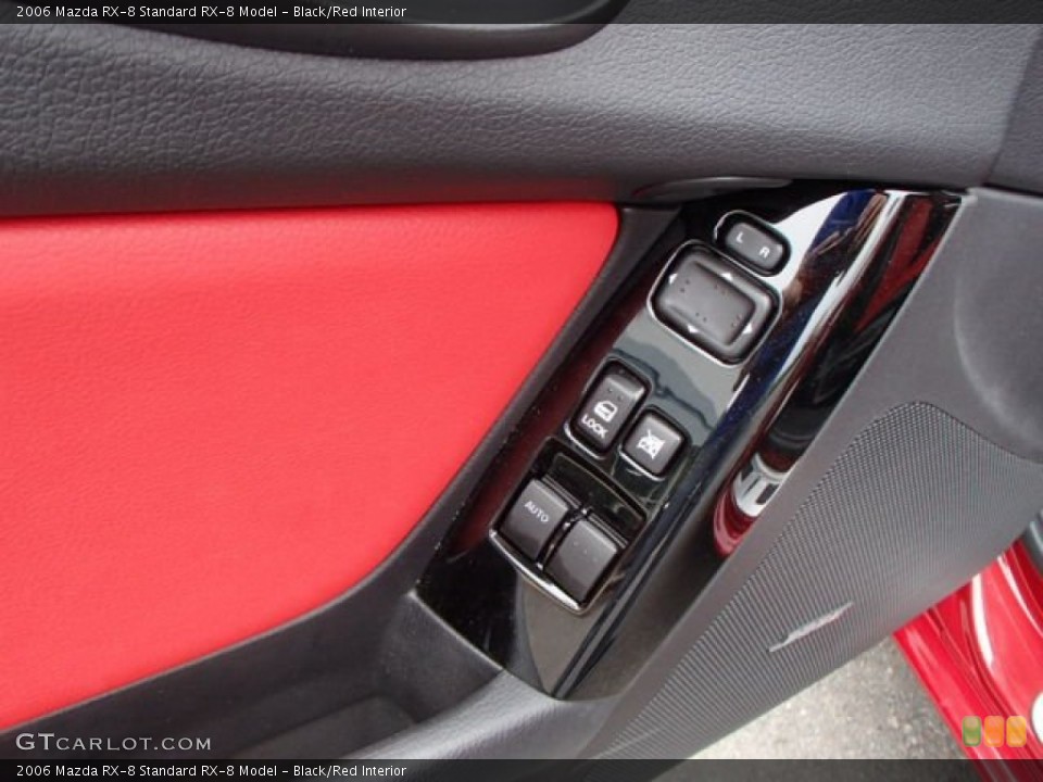 Black/Red Interior Controls for the 2006 Mazda RX-8  #81532891
