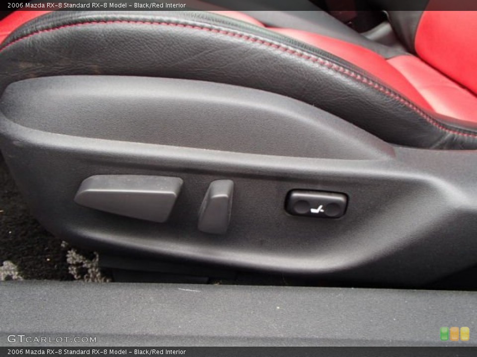 Black/Red Interior Controls for the 2006 Mazda RX-8  #81532908