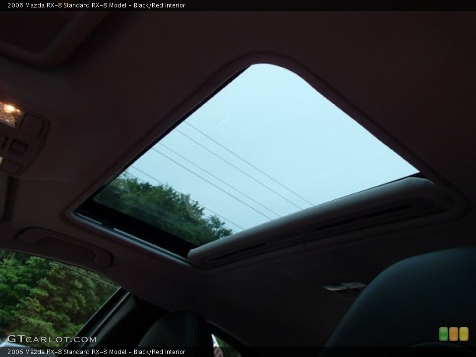 Black/Red Interior Sunroof for the 2006 Mazda RX-8  #81532924