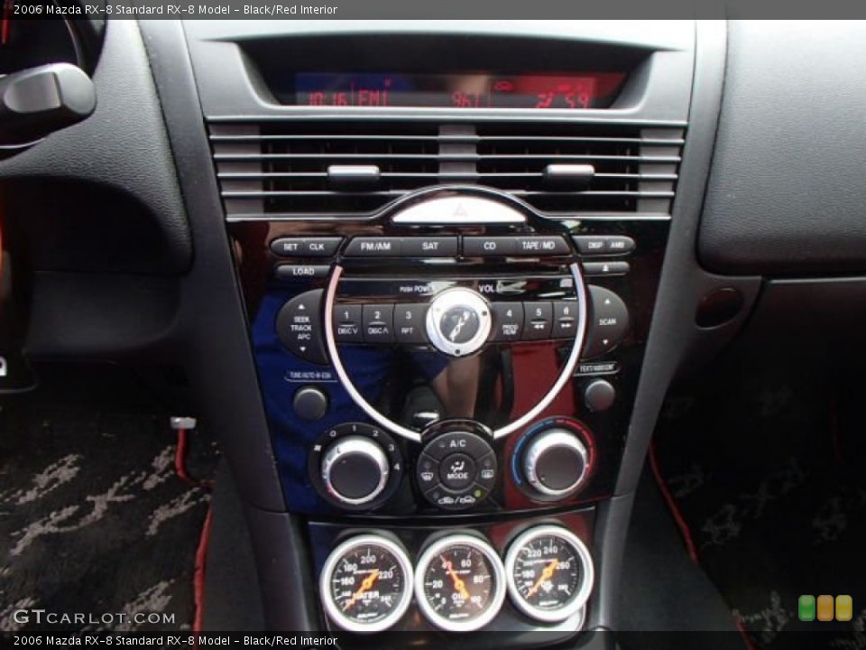 Black/Red Interior Controls for the 2006 Mazda RX-8  #81532941