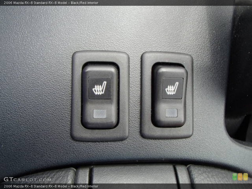 Black/Red Interior Controls for the 2006 Mazda RX-8  #81532973