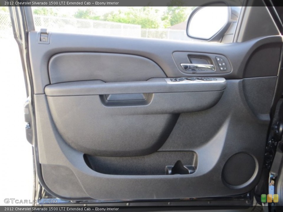 Ebony Interior Door Panel for the 2012 Chevrolet Silverado 1500 LTZ Extended Cab #81533000