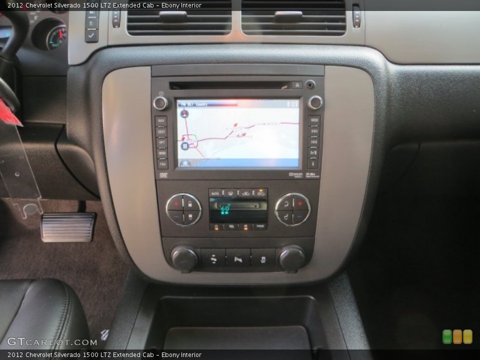 Ebony Interior Controls for the 2012 Chevrolet Silverado 1500 LTZ Extended Cab #81533105