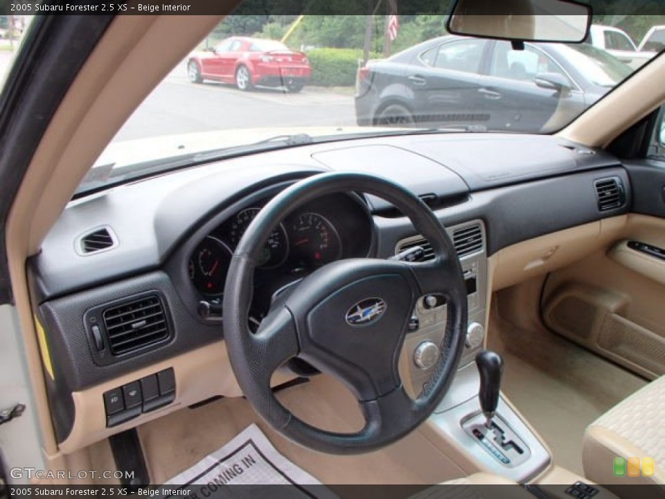 Beige Interior Dashboard for the 2005 Subaru Forester 2.5 XS #81533697
