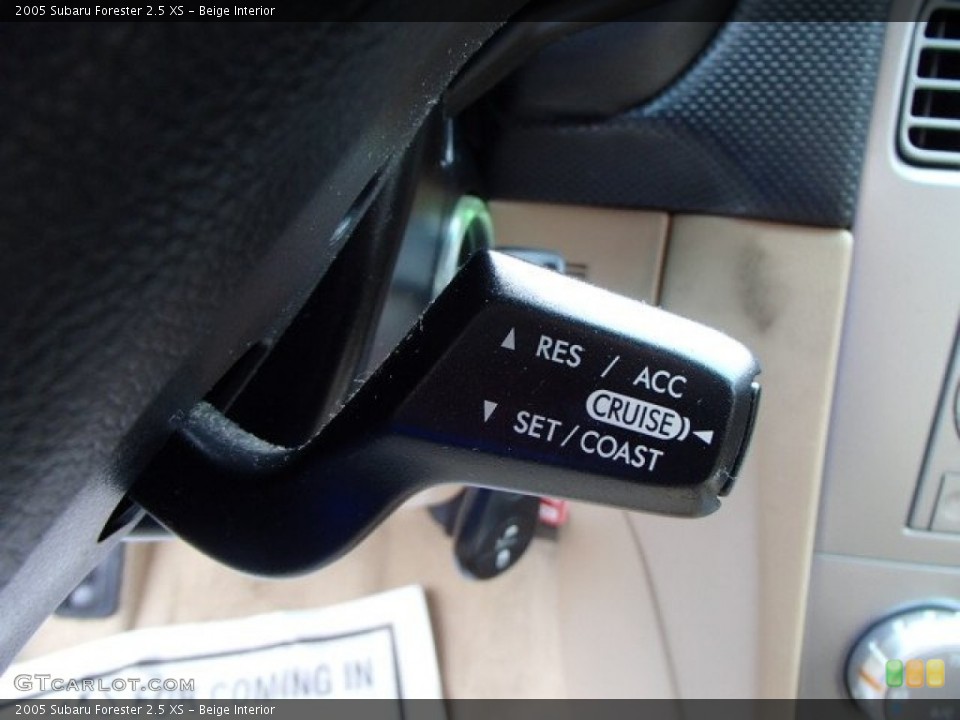 Beige Interior Controls for the 2005 Subaru Forester 2.5 XS #81533930