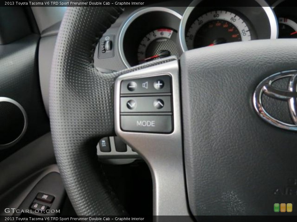 Graphite Interior Controls for the 2013 Toyota Tacoma V6 TRD Sport Prerunner Double Cab #81534164