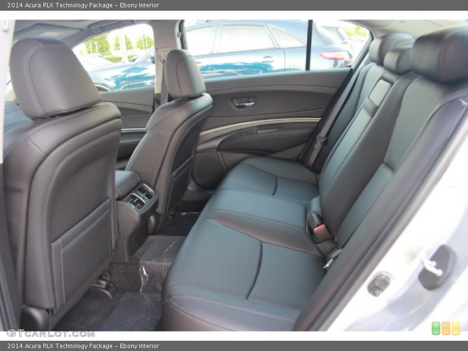 Ebony Interior Rear Seat for the 2014 Acura RLX Technology Package #81534734