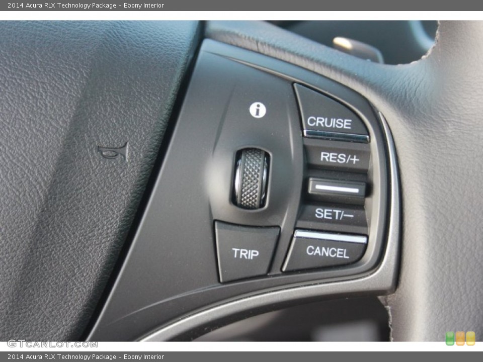 Ebony Interior Controls for the 2014 Acura RLX Technology Package #81535067