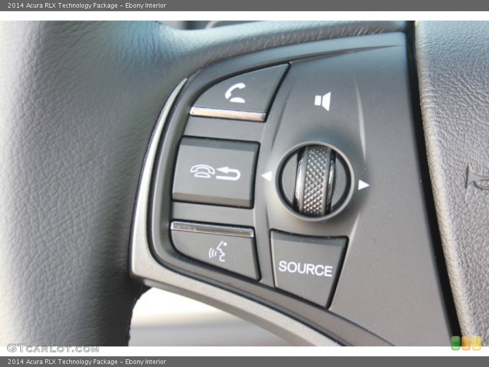 Ebony Interior Controls for the 2014 Acura RLX Technology Package #81535087