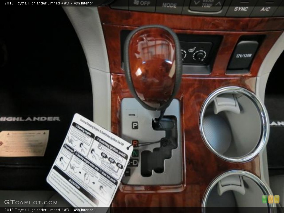 Ash Interior Transmission for the 2013 Toyota Highlander Limited 4WD #81535661