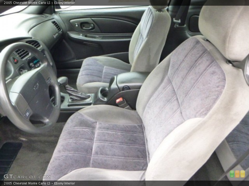 Ebony Interior Photo for the 2005 Chevrolet Monte Carlo LS #81535817