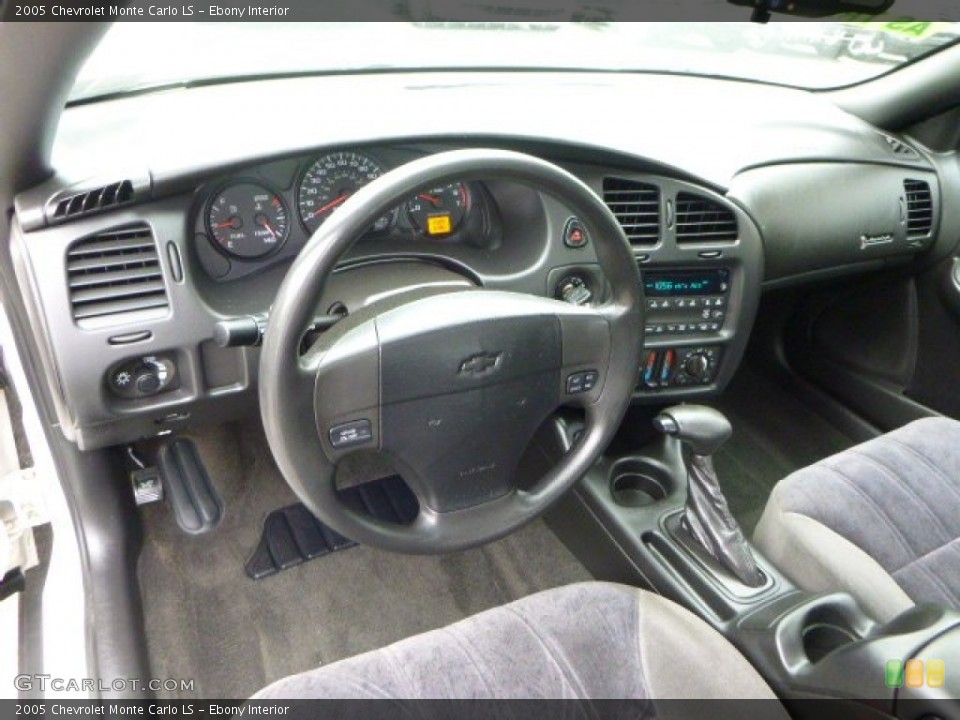 Ebony Interior Dashboard for the 2005 Chevrolet Monte Carlo LS #81535856