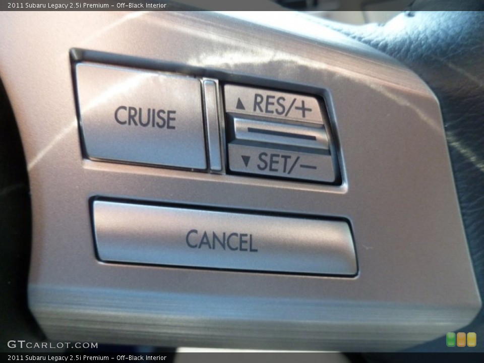 Off-Black Interior Controls for the 2011 Subaru Legacy 2.5i Premium #81536945
