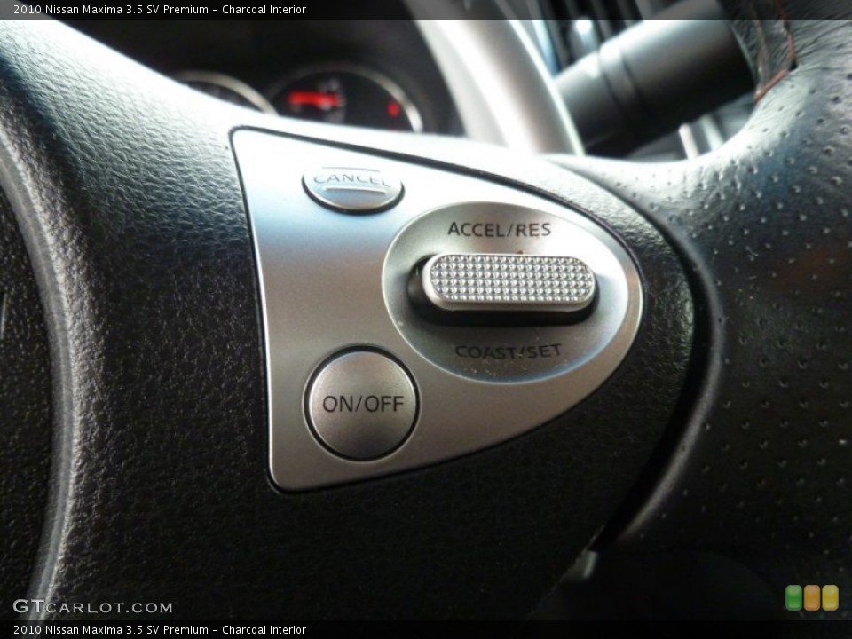 Charcoal Interior Controls for the 2010 Nissan Maxima 3.5 SV Premium #81537800