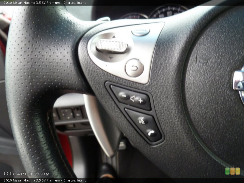 Charcoal Interior Controls for the 2010 Nissan Maxima 3.5 SV Premium #81537815