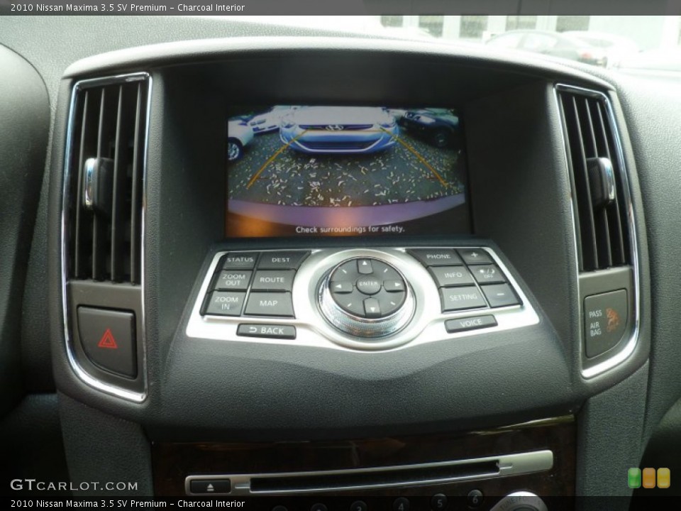 Charcoal Interior Controls for the 2010 Nissan Maxima 3.5 SV Premium #81537830