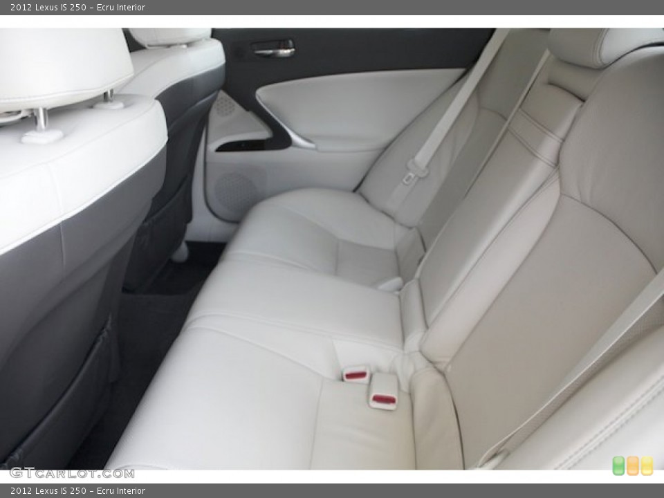 Ecru Interior Rear Seat for the 2012 Lexus IS 250 #81538691