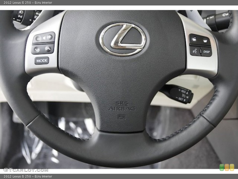 Ecru Interior Controls for the 2012 Lexus IS 250 #81538748