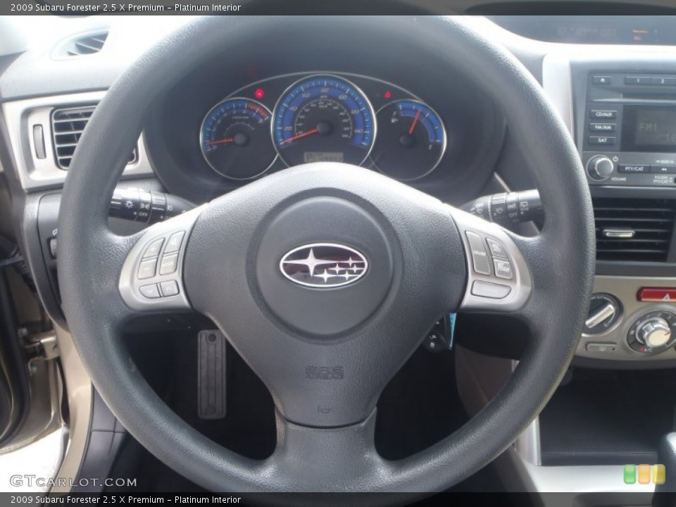 Platinum Interior Steering Wheel for the 2009 Subaru Forester 2.5 X Premium #81540993