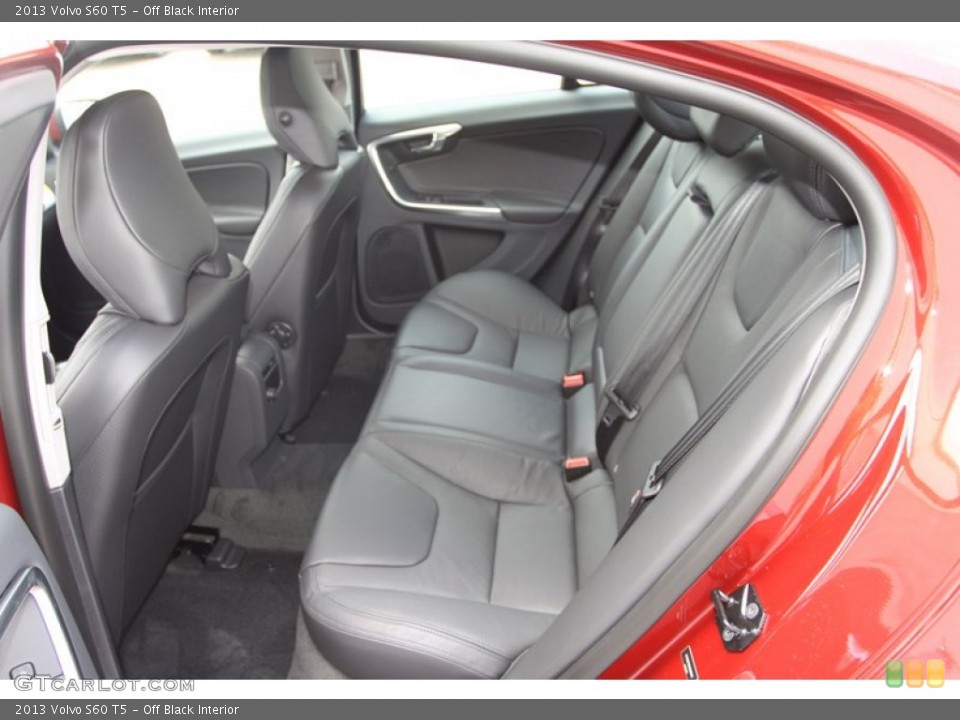 Off Black Interior Rear Seat for the 2013 Volvo S60 T5 #81541036