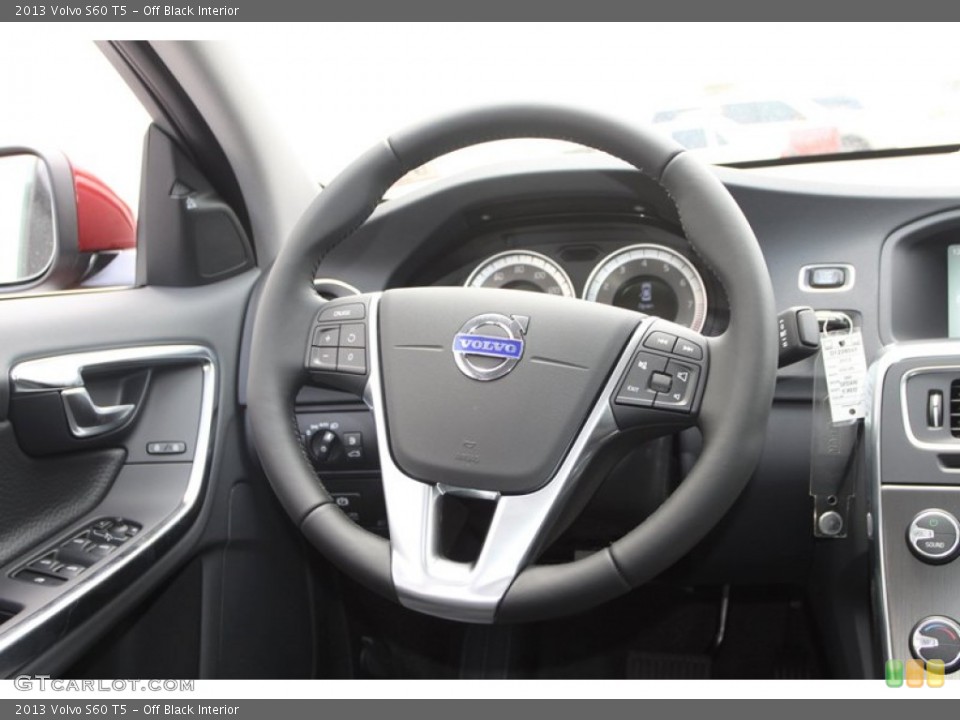 Off Black Interior Steering Wheel for the 2013 Volvo S60 T5 #81541078