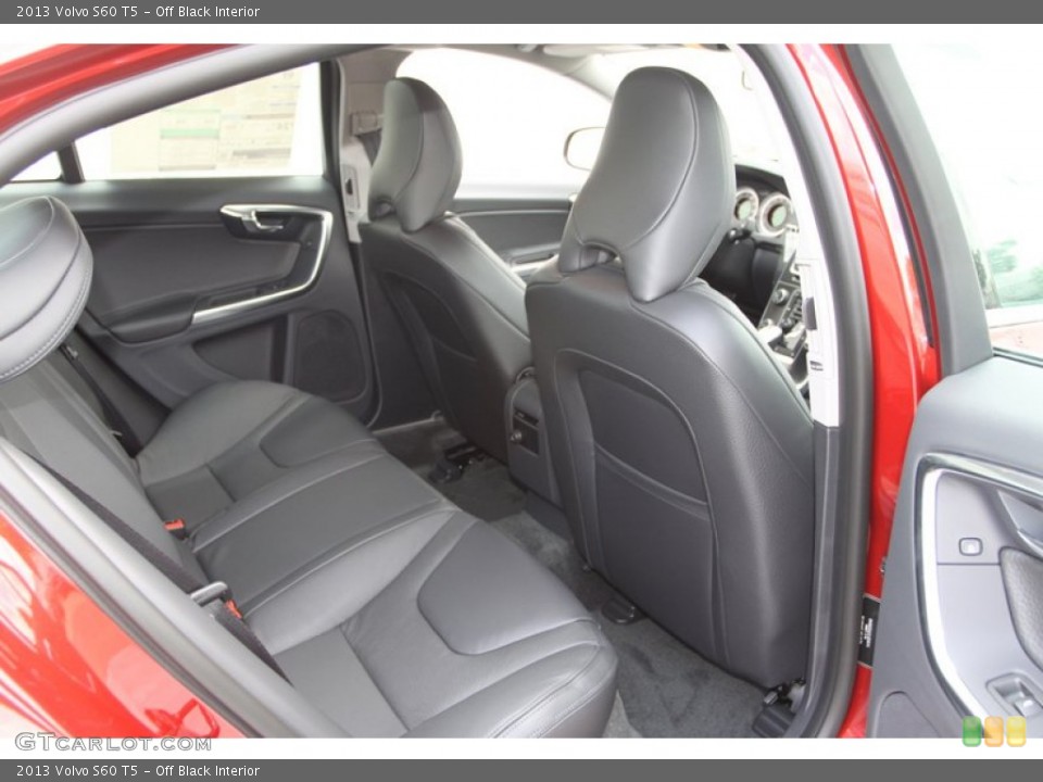 Off Black Interior Rear Seat for the 2013 Volvo S60 T5 #81541128