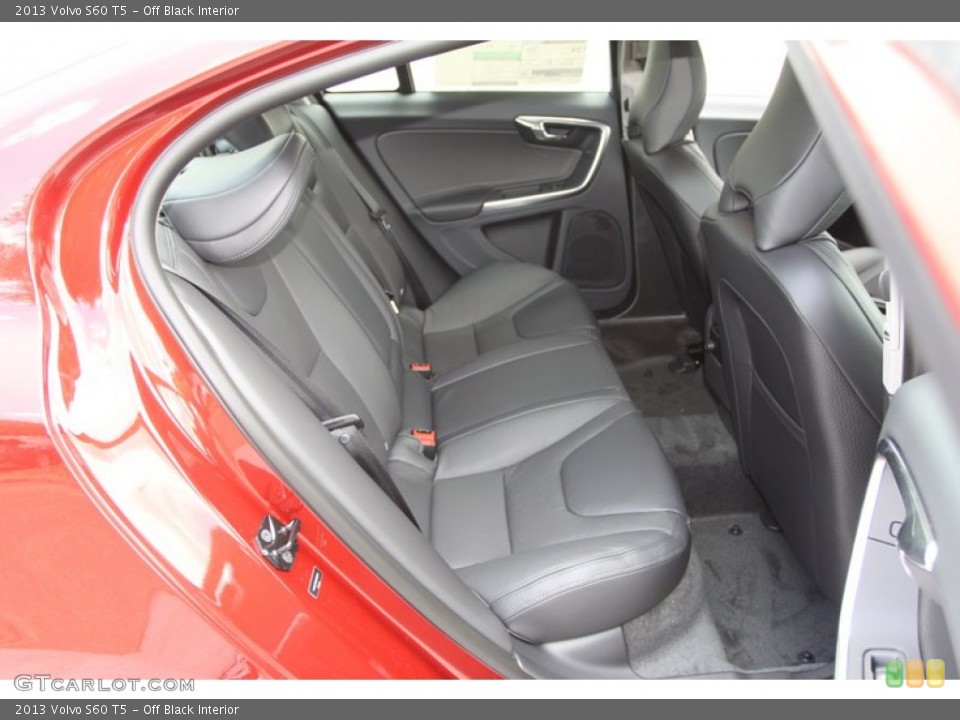 Off Black Interior Rear Seat for the 2013 Volvo S60 T5 #81541146