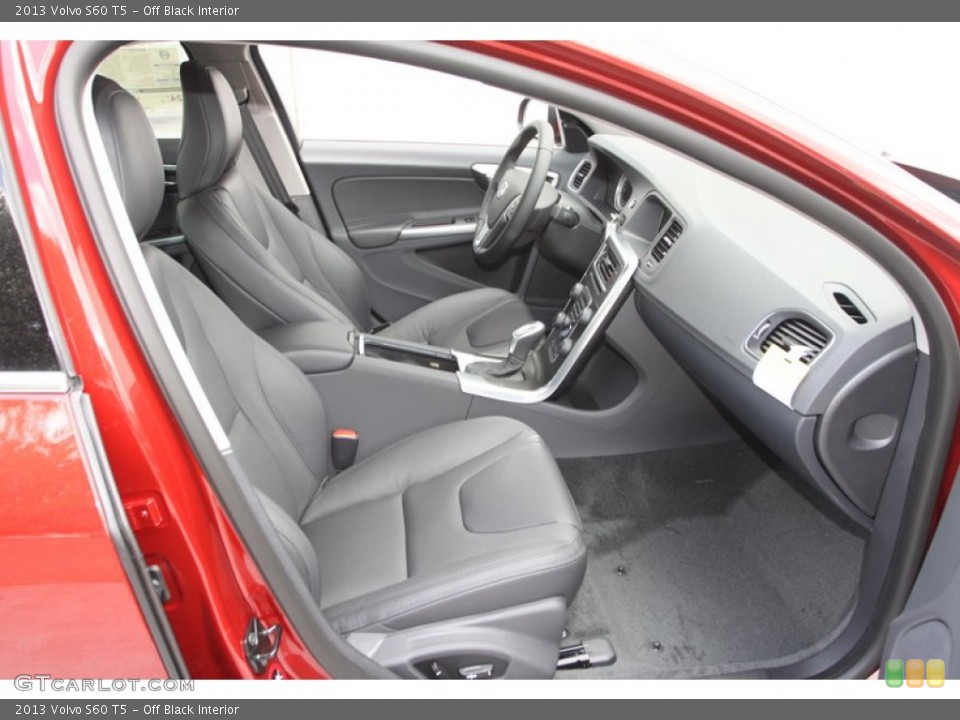 Off Black Interior Photo for the 2013 Volvo S60 T5 #81541200