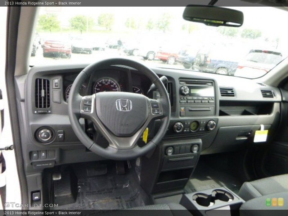 Black Interior Dashboard for the 2013 Honda Ridgeline Sport #81543031