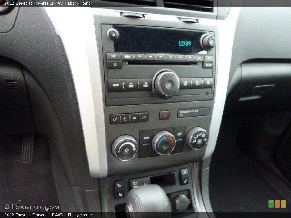 Ebony Interior Controls for the 2012 Chevrolet Traverse LT AWD #81543179