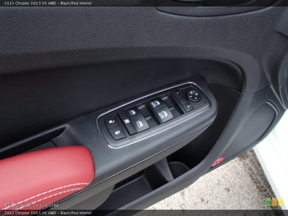 Black/Red Interior Controls for the 2013 Chrysler 300 S V6 AWD #81543717