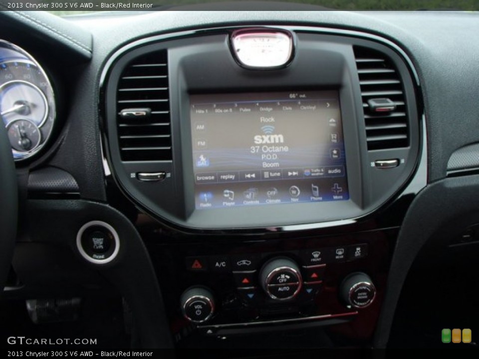 Black/Red Interior Controls for the 2013 Chrysler 300 S V6 AWD #81543759