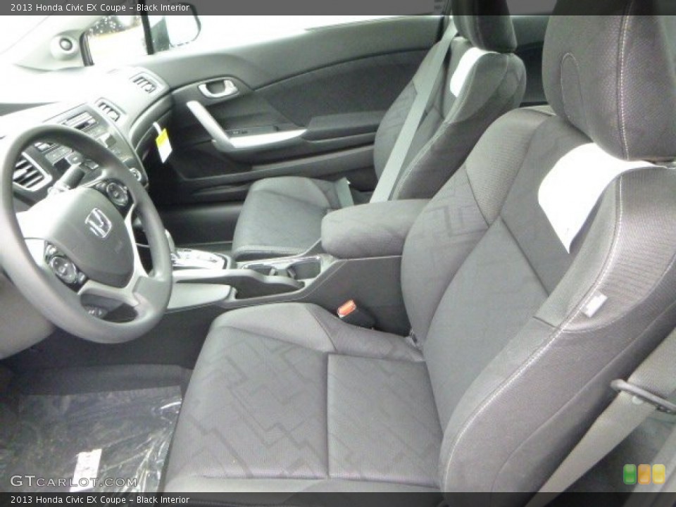 Black Interior Photo for the 2013 Honda Civic EX Coupe #81543918