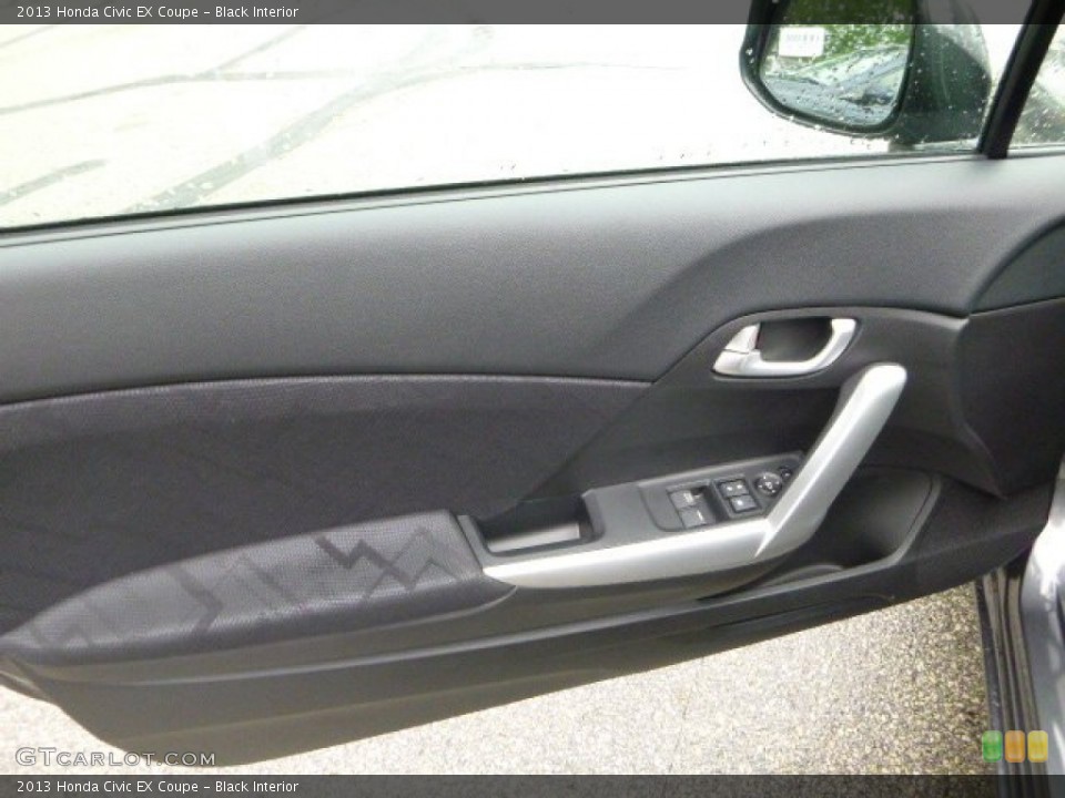 Black Interior Door Panel for the 2013 Honda Civic EX Coupe #81543988