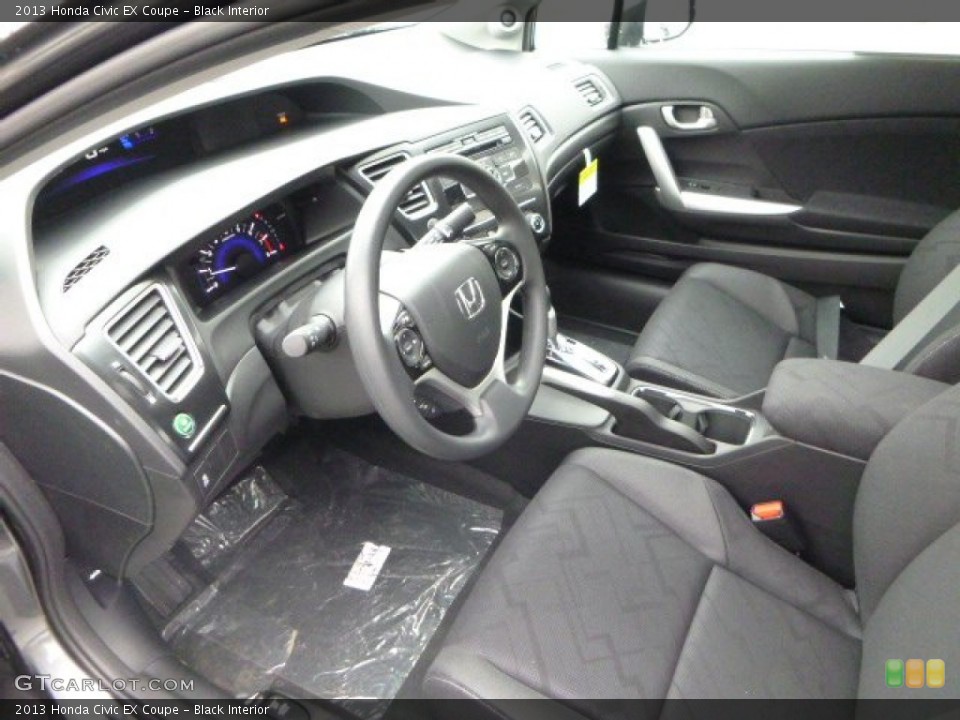 Black Interior Prime Interior for the 2013 Honda Civic EX Coupe #81544083