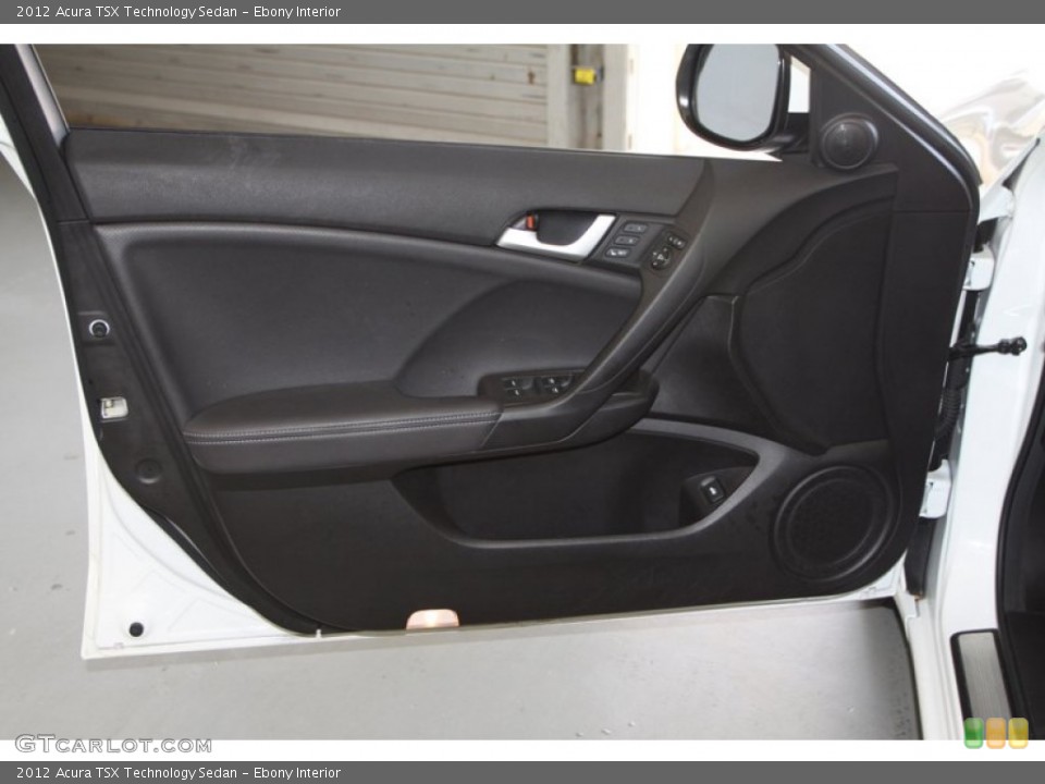 Ebony Interior Door Panel for the 2012 Acura TSX Technology Sedan #81545506