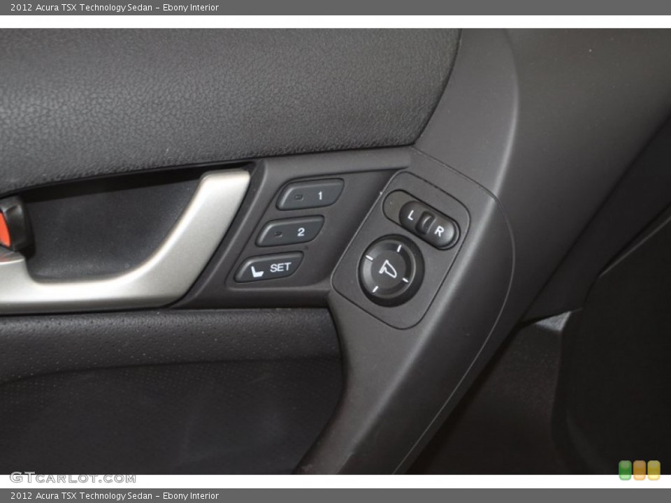 Ebony Interior Controls for the 2012 Acura TSX Technology Sedan #81545721