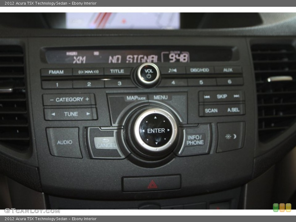 Ebony Interior Audio System for the 2012 Acura TSX Technology Sedan #81545804